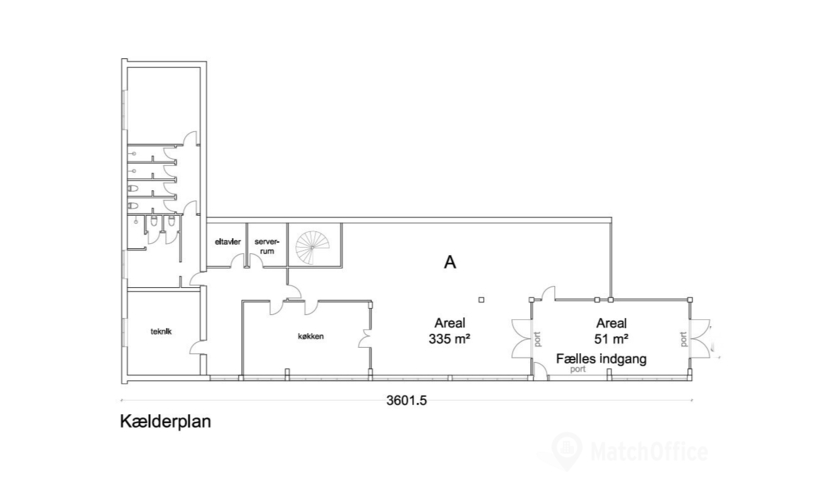 335 m² Office warehouse rental in Skovlunde, Literbuen 12a (2740) - 3 | MatchOffice