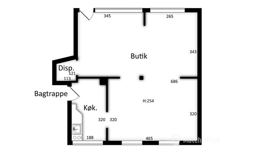 Butik til leje på Badstuegade 16, 8000 Aarhus C - 76 m² | Foto 3 - Lokalebasen