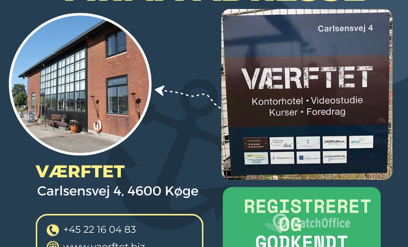 Virtuelt kontor på Carlsensvej 4, 4600 Køge | Foto 0 - Lokalebasen