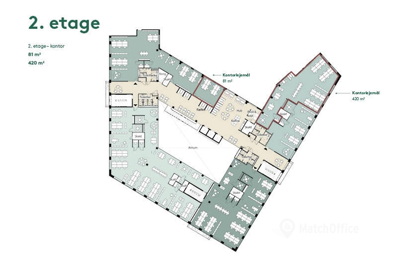 Kontor til leje på Amagerfælledvej 106, 2300 København S - 420 m² | Foto 3 - Lokalebasen
