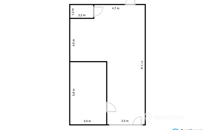 84 m² Warehouse space for rent in Naestved, Ærøvej 7 (4700) - 1 | MatchOffice
