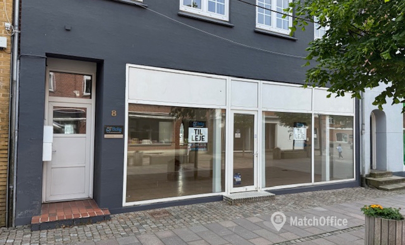Butik til leje på Jernbanegade 8, 7200 Grindsted - 164 m² | Foto 0 - Lokalebasen.dk