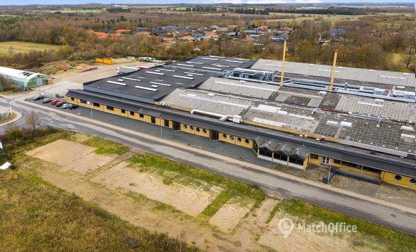 5000 m² Warehouse space for rent in Bording, Fabriksvej 20 (7441) - 1 | MatchOffice