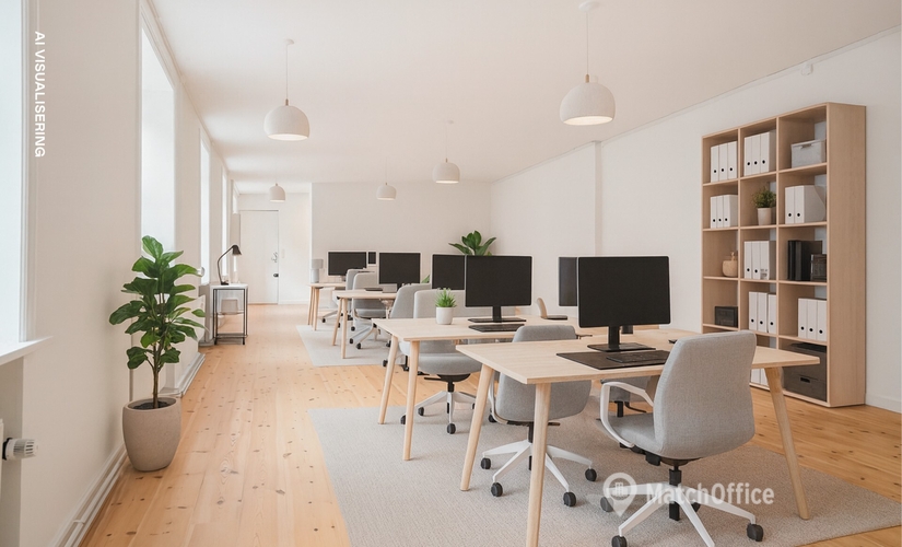 Kontor til leje på Godthåbsvej 8B, 2000 Frederiksberg - 120 m² | Foto 2 - Lokalebasen