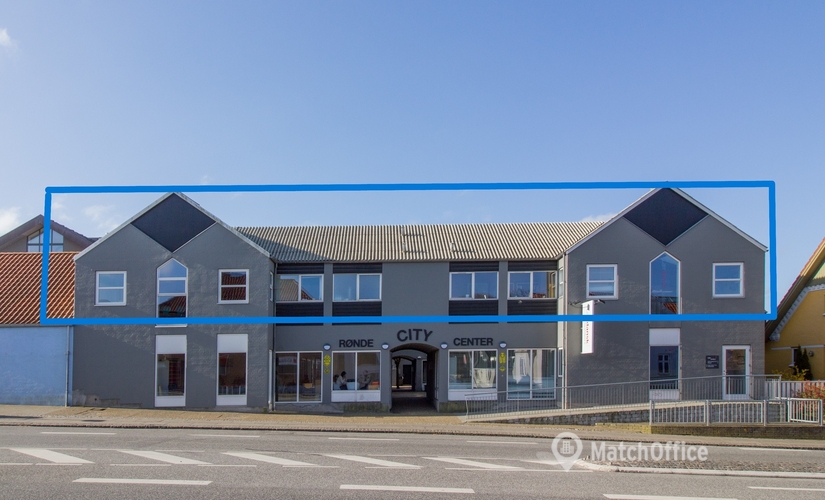 Kontor til leje på Hovedgaden 61, 8410 Rønde - 329 m² | Foto 1 - Lokalebasen.dk