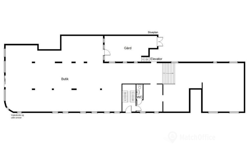451 m² Shop for rent in Holstebro, Nørregade 51 (7500) - 1 | MatchOffice.com