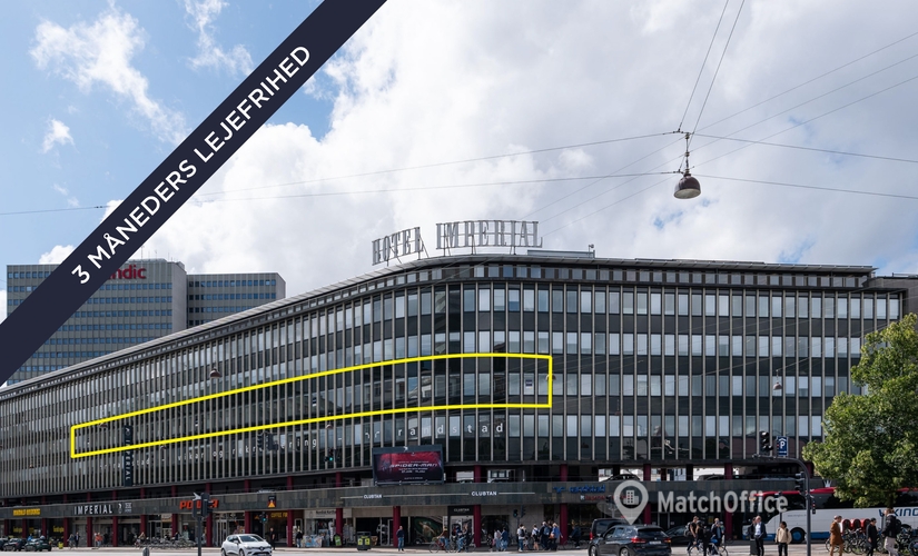 Kontor til leje på Vester Farimagsgade 7, 1606 København V - 800 m² | Foto 0 - Lokalebasen