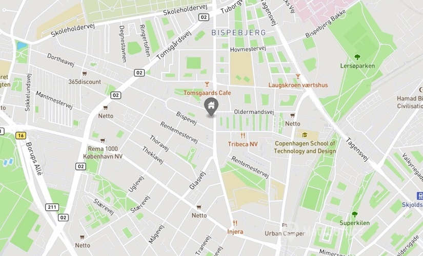 298 m² Shop for rent in Copenhagen NV, Frederiksborgvej 59 (2400) - 3 | MatchOffice.com