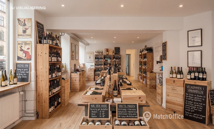 129 m² Commercial shop for rent in Frederiksberg, Godthåbsvej 62B (2000) - 1 | MatchOffice