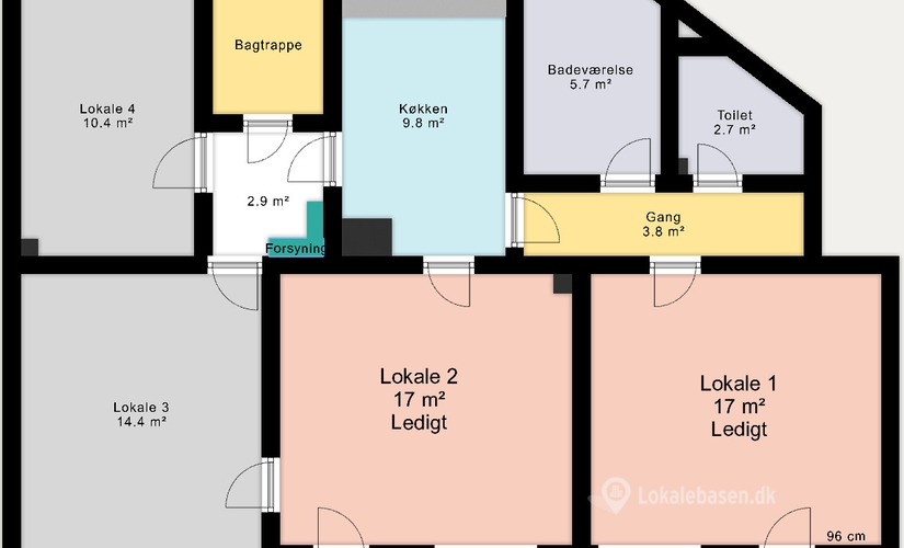 Kontor til leje på Søndre Fasanvej 20, 2000 Frederiksberg - 50 m² | Foto 4 - Lokalebasen