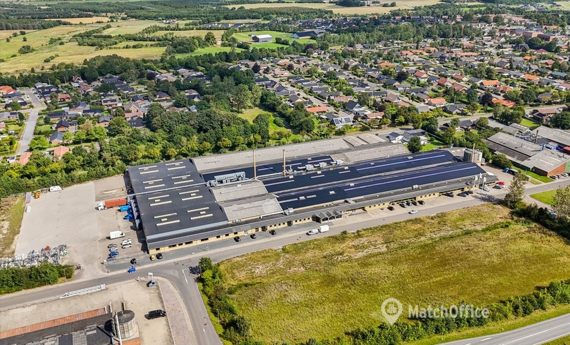 Lager til leje på Fabriksvej 20, 7441 Bording - 1500 m² | Foto 1 - Lokalebasen.dk