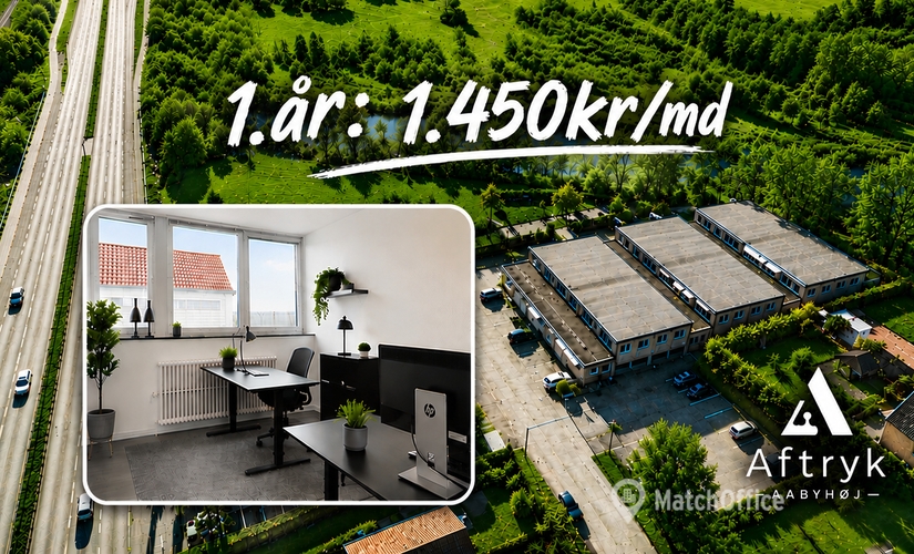 Kontorhotel på Klamsagervej 32, 8230 Åbyhøj - 12 m² | Foto 0 - Lokalebasen.dk
