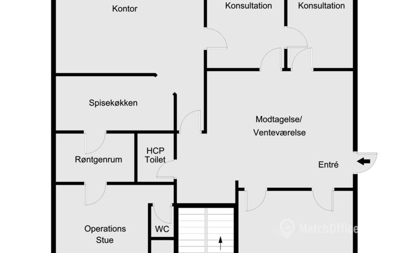 Kontor til leje på Kirke Værløsevej 18B, 3500 Værløse - 170 m² | Foto 1 - Lokalebasen.dk