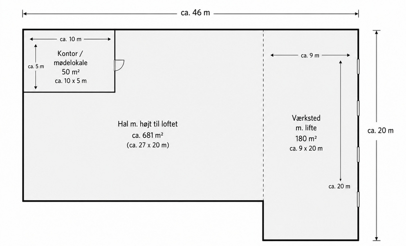 Lager / produktion Kalundborgvej 70B 4200 Slagelse