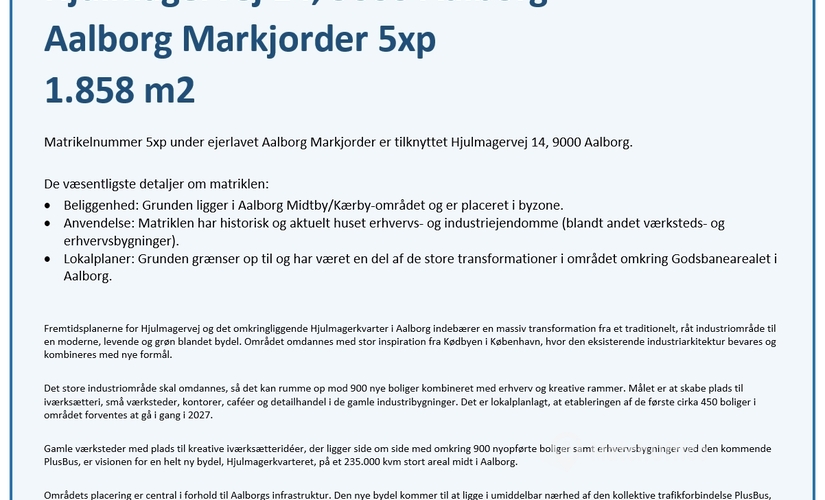Grund Hjulmagervej 14 9000 Aalborg