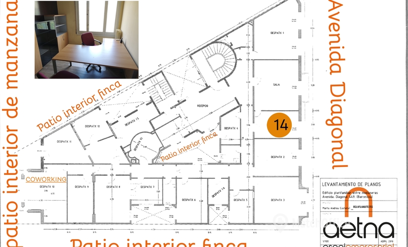 16 m² Office up for rent in Eixample, Avinguda Diagonal 449, 08036  - 3 | MatchOffice.com