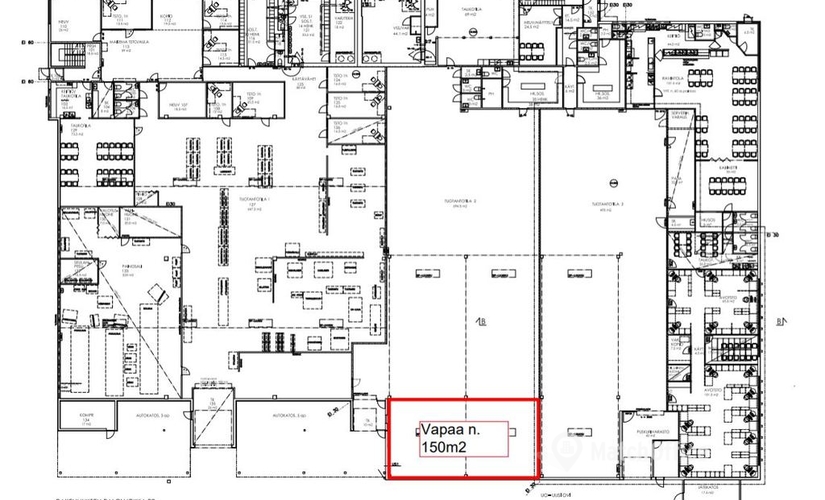 Vapaat tuotantotila - Oulu, Konekuja 2, (90630) - 0 | MatchOffice