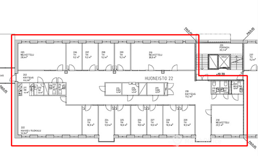 416 m² Office up for rent in Turku, Linnankatu 50-52 (20100) can meet all your requirements - 0 | MatchOffice