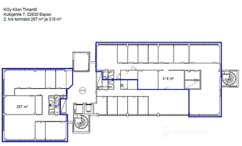 583 m² Office available to rent in Espoo, Kutojantie 7 (02630) can benefit your business - 1 | MatchOffice.com