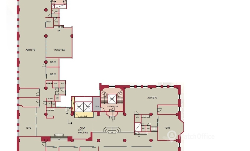891 m² Flexible office up for rent in Helsinki, Lintulahdenkatu 10 (00500) can benefit your business  - 4 | MatchOffice