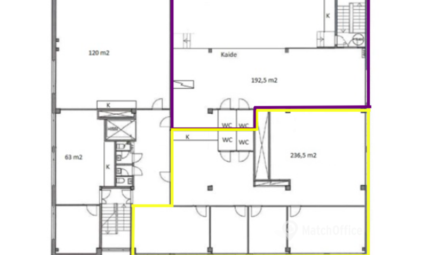 236 m² Serviced office place up for rent in Helsinki, Höyläämötie 14 (00380) - 1 | MatchOffice.com