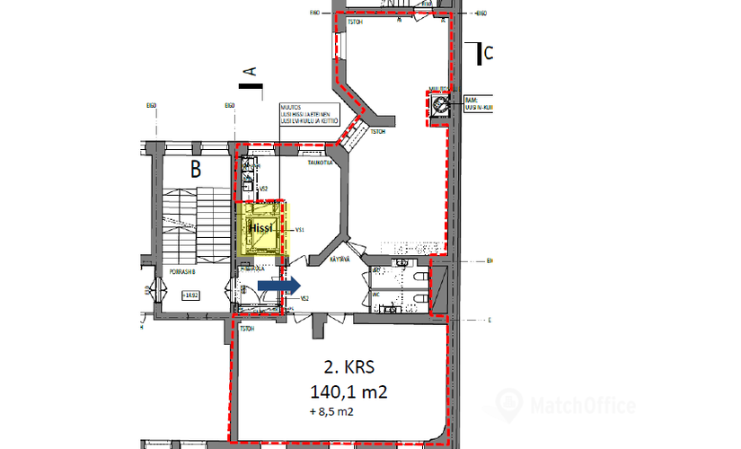 Vuokrataan toimistotila - Helsinki, Rikhardinkatu 2, (00130) - 1 | MatchOffice