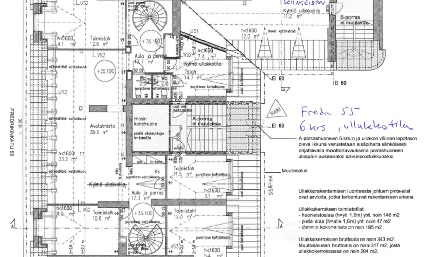 Vuokraa liikekeskus - Helsinki, Fredrikinkatu 55, (00100) - 2 | MatchOffice