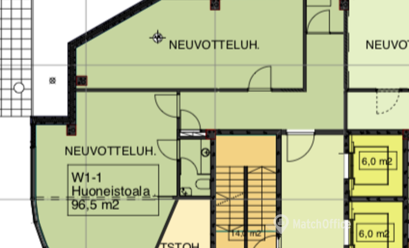 96 m² Business center building available to rent in Helsinki, Itämerenkatu 1 (00180) - 1 | MatchOffice