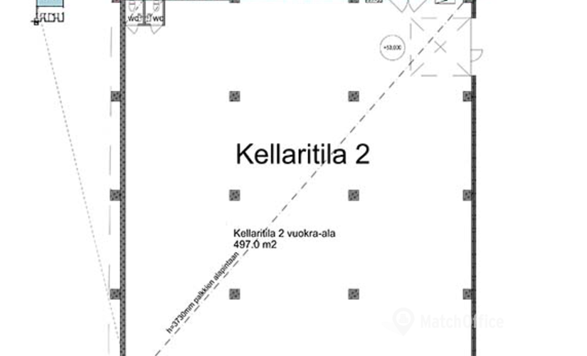 615 m² Warehouse rental in Vantaa, Hakkilankaari 1 (01380) - 2 | MatchOffice