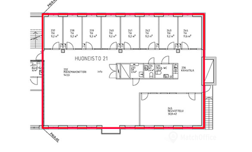 Vuokraa toimisto - Turku, Linnankatu 50-52, (20100)  - 0 | MatchOffice.fi