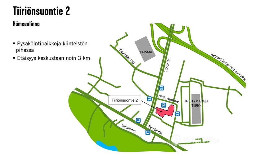 Liiketila Tiiriönsuontie 2 13130 Hämeenlinna