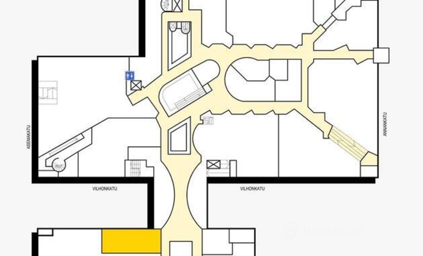 153 m² Shop for rent in Salo, Vilhonkatu 8 (24100) - 1 | MatchOffice