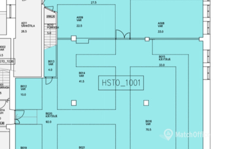 Varasto / tuotantotila Kiviaidankatu 2 00210 Helsinki