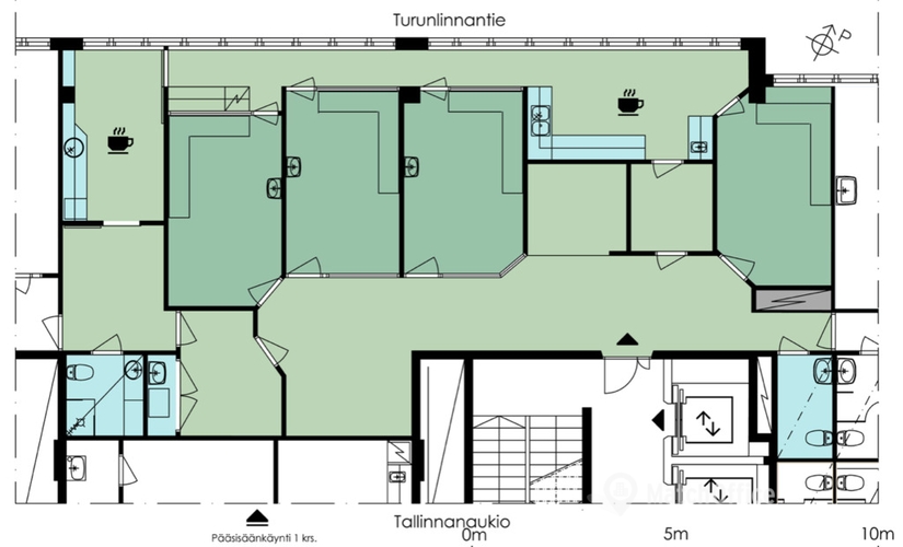 160 m² Flexible office for rent in Helsinki, Turunlinnantie 14, 00930 - 2 | MatchOffice