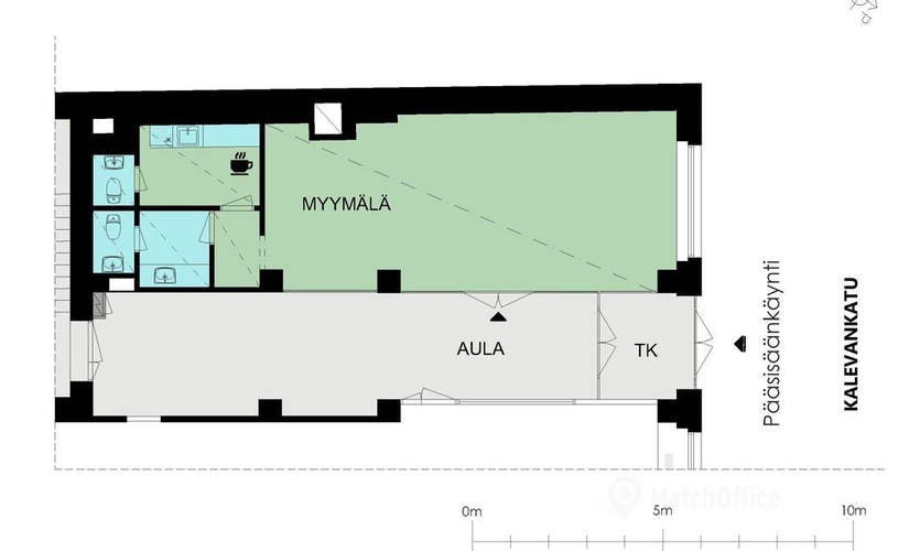 Liiketila Kalevankatu 30 00100 Helsinki