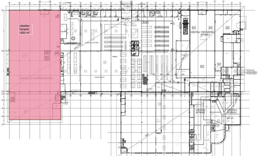 Varasto / tuotantotila Teollisuuskatu 1 70620 Kuopio
