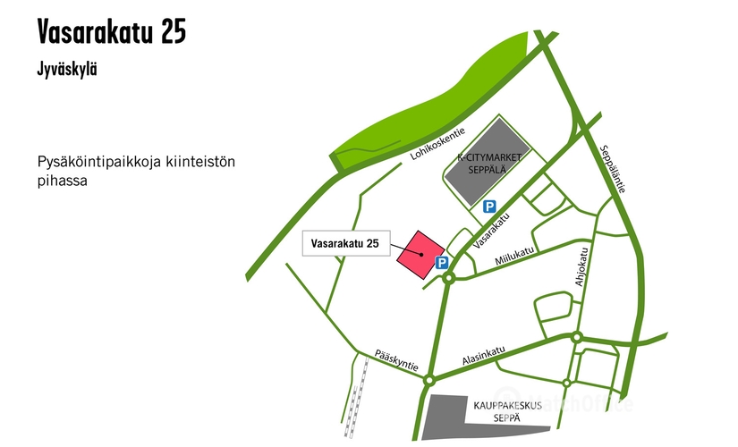 Liiketila Vasarakatu 25 40320 Jyväskylä
