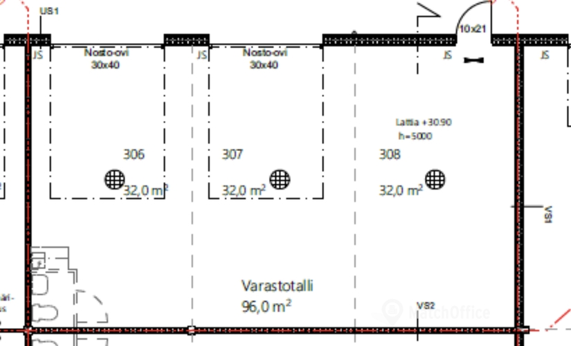 Varasto / tuotantotila Kiitoradankuja 3 01530 Vantaa