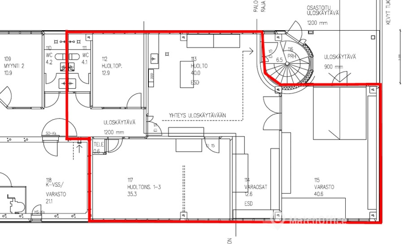 Varasto / tuotantotila Turvekuja 6 00700 Helsinki
