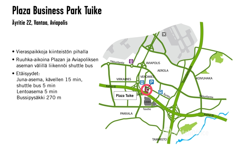 Toimisto Äyritie 22 01510 Vantaa