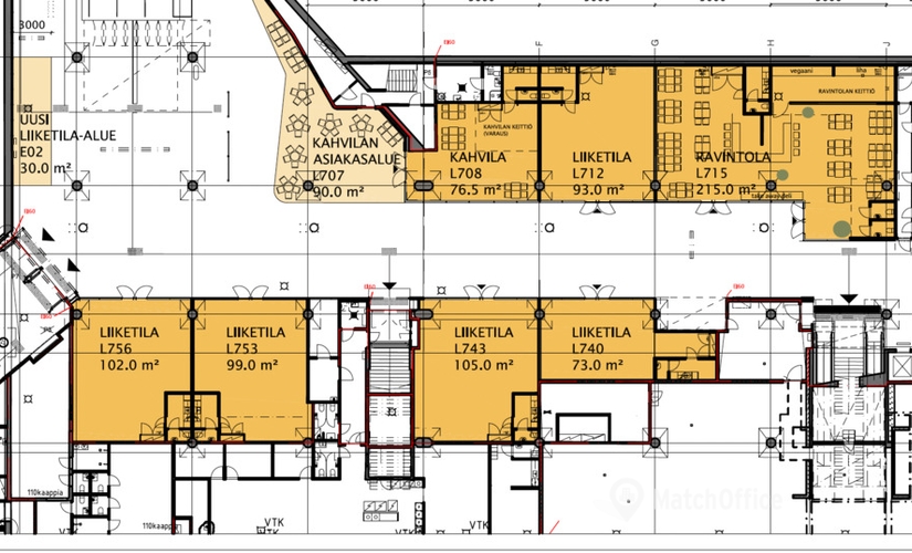 73 m² Shop for rent in Helsinki, Siltasaarenkatu 7 (00530) - 1 | MatchOffice.com