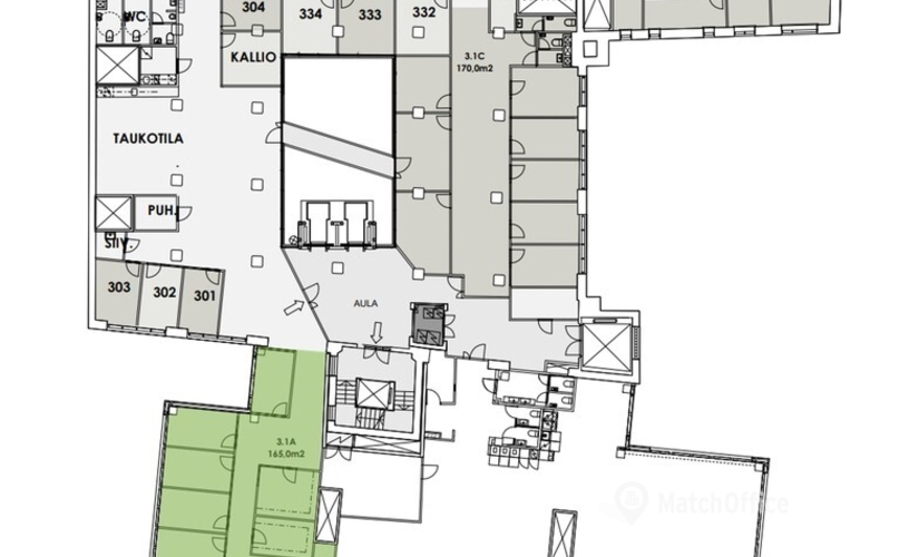 Vapaat toimistotilat - Helsinki, Kumpulantie 3, (00520)  - 3 | MatchOffice.fi