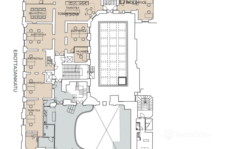 Vuokraa toimistotilat - Helsinki, Erottajankatu 15, (00130)  - 4 | MatchOffice.fi