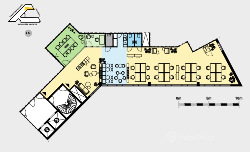 Vapaat toimistotilat - Tampere, Hatanpään Valtatie 24, (33100)  - 2 | MatchOffice