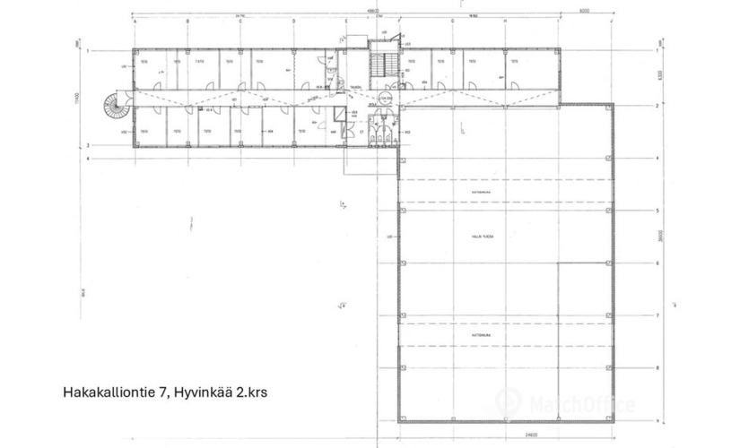 1678 m² Shop for rent in Hyvinkää, Hakakalliontie 7 (05460) - 2 | MatchOffice.com