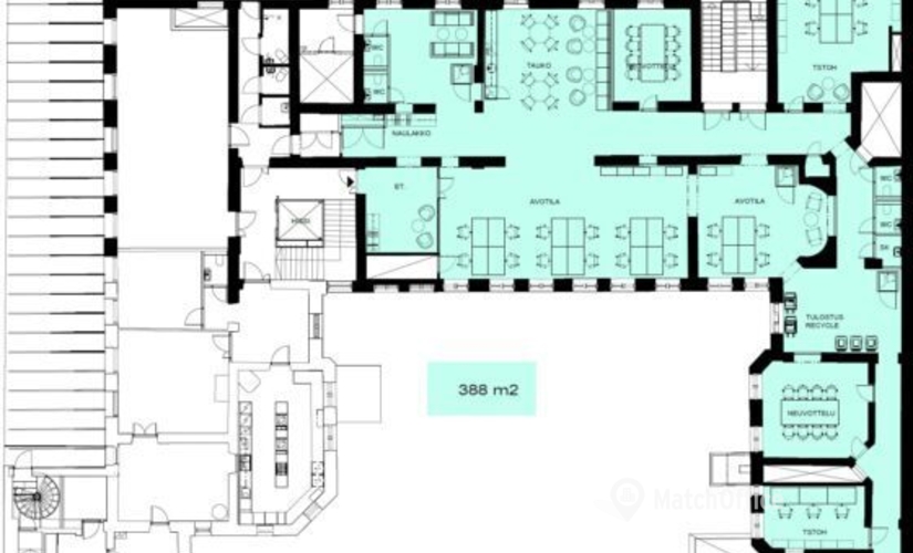 Vapaat toimistotilat - Helsinki, Pohjoisesplanadi 37, (00100)  - 1 | MatchOffice.fi