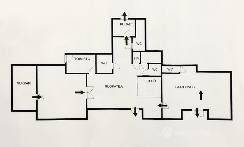 Vapaat liiketilat - Helsinki, Laivalahdenkaari 22, (00810) - 1 | MatchOffice.fi