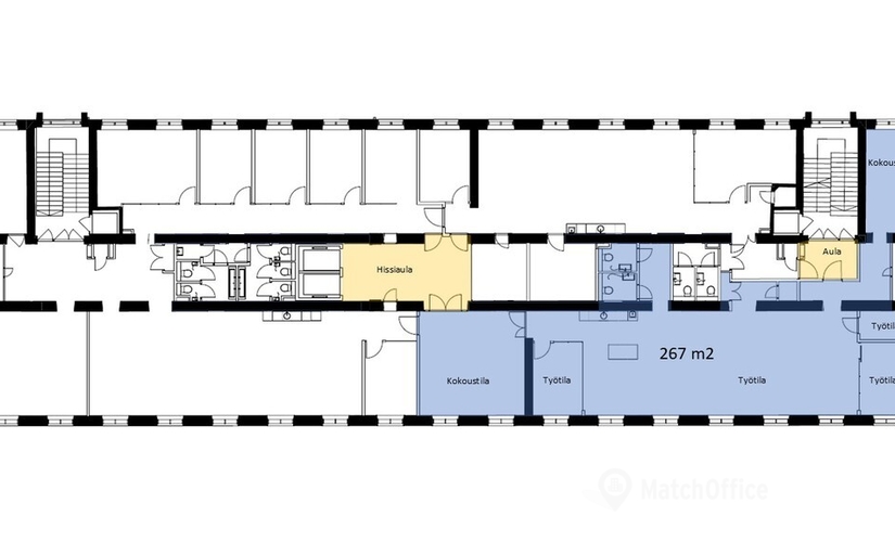 Vuokraa toimisto - Helsinki, Kansakoulukatu 3, (00100)  - 3 | MatchOffice.fi