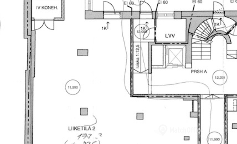Vapaat liiketila - Helsinki, Lönnrotinkatu 21, (00120) - 2 | MatchOffice.fi