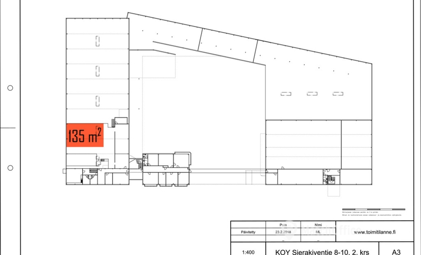 102 m² Warehouse storage up for rent in Espoo, Sierakiventie 8-10 (02780) - 2 | MatchOffice
